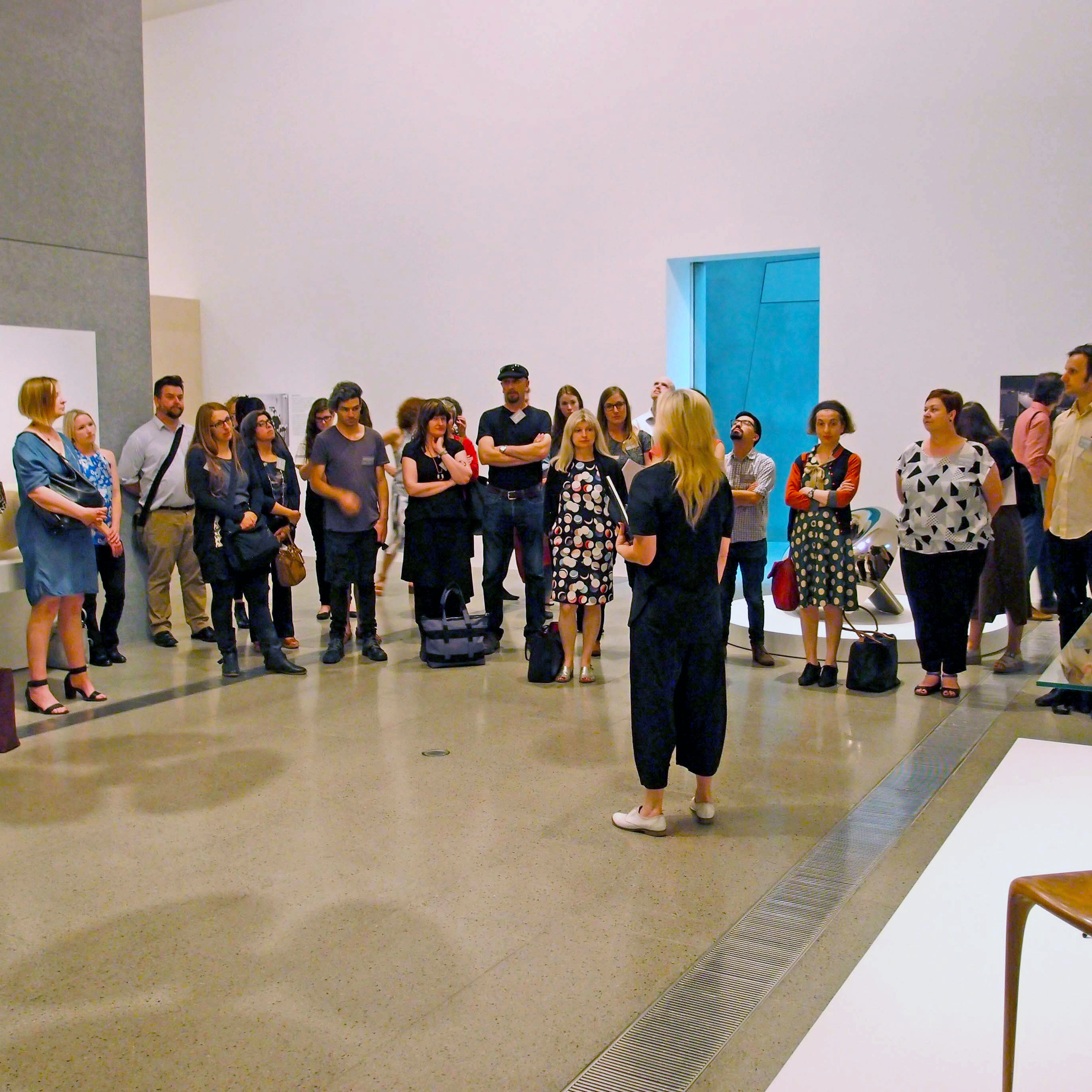  Tour of the Rigg Design Prize at the National Gallery of Victoria as part of the PGAV Curatorial Intensive 2015. 