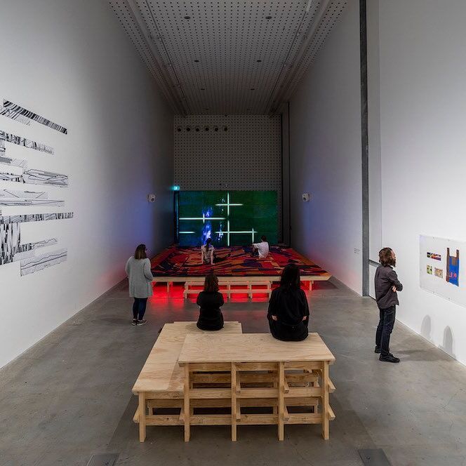 RMIT Design Hub Gallery - 'Metahaven Field Report', installation view, 2020. Photography by Tobias Titz