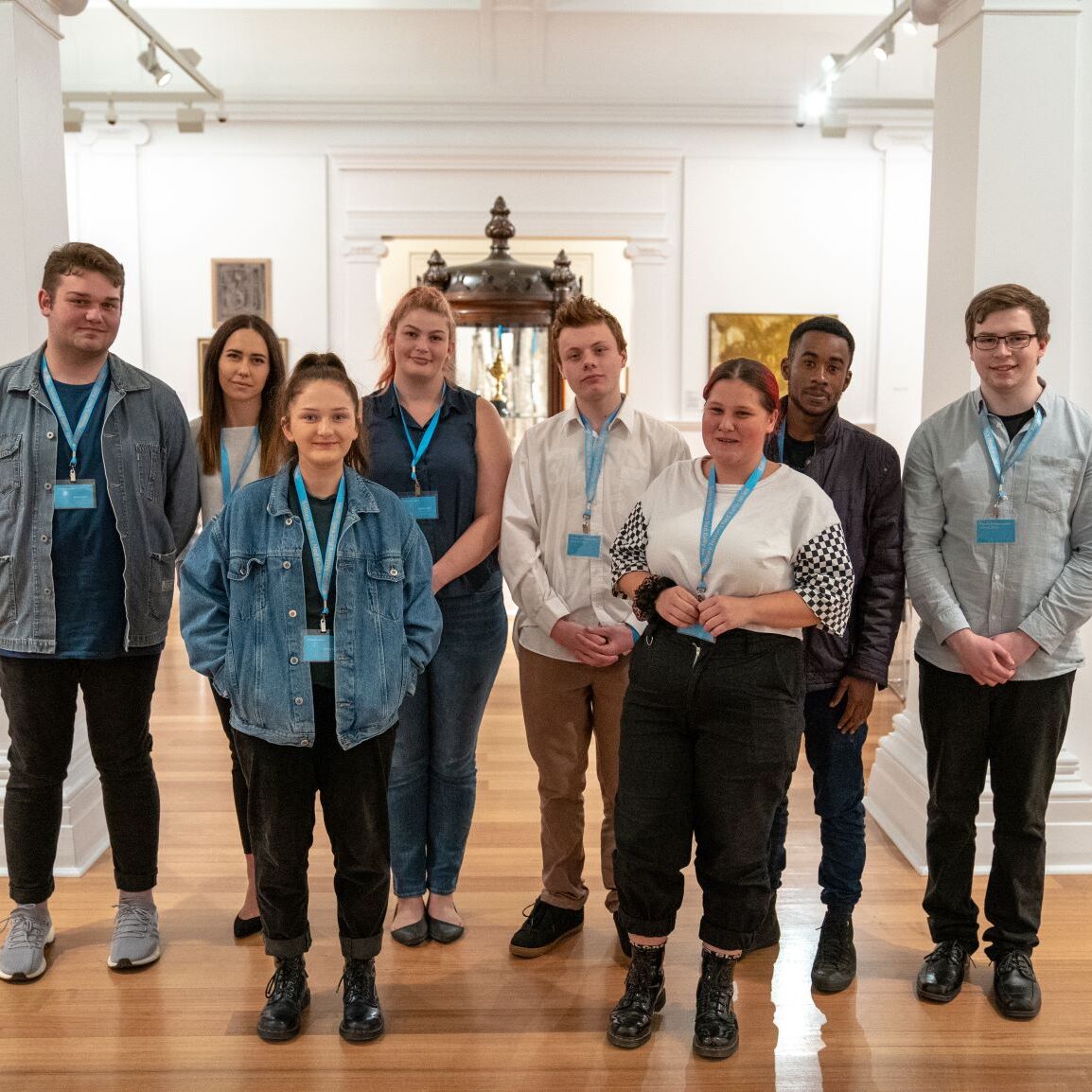 SESSION 5 - Participants in the Geelong Gallery Youth Ambassador Program, 2019. Photo Levi Ingram
